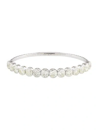 Pre-owned Bracelet 14k 9.50ctw Diamond Bangle , 6.75" In Multi
