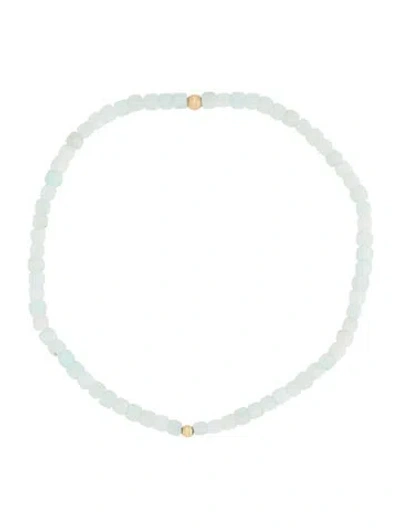 Pre-owned Bracelet 14k Amazonite Bead , 6.25" In Multi