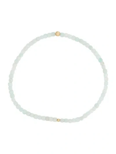 Pre-owned Bracelet 14k Amazonite Bead , 6.25" In Multi
