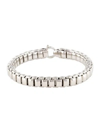Pre-owned Bracelet 14k Box Link , 6.75" In Multi