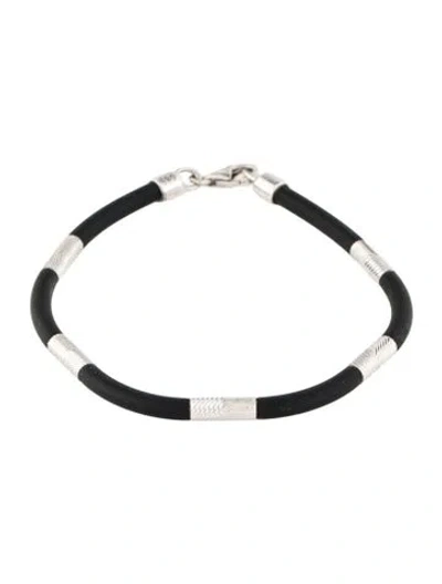 Pre-owned Bracelet 14k , 6.5", 6.5" In Black