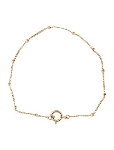Pre-owned Bracelet 14k Chain , 5.75" In Multi