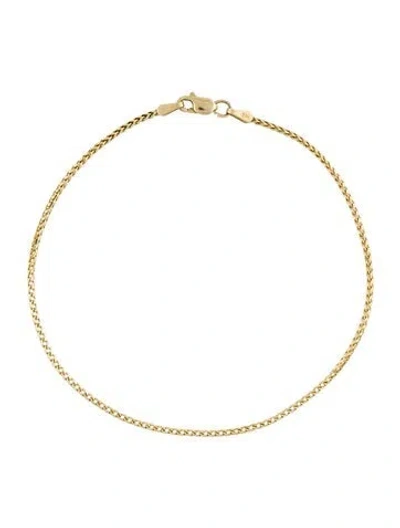 Pre-owned Bracelet 14k Chain Link , 7.5" In Multi