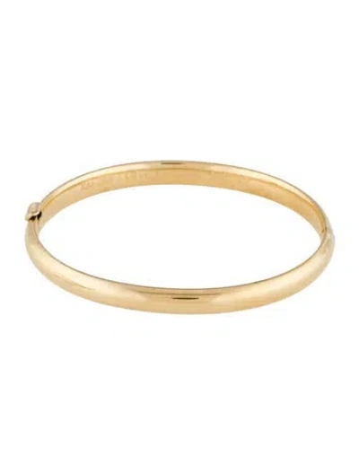Pre-owned Bracelet 14k Child Bangle , 5.5" In Multi