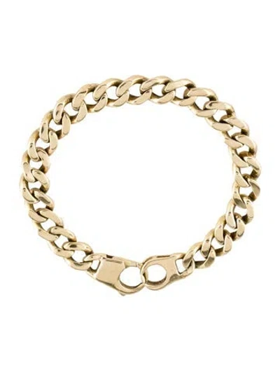 Pre-owned Bracelet 14k Cuban Link , 6" In Multi
