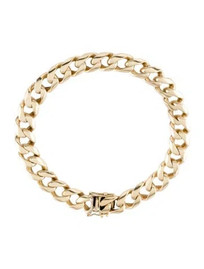 Pre-owned Bracelet 14k Cuban Link , 8" In Multi