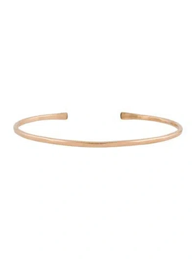 Pre-owned Bracelet 14k Cuff , 6.5" In Multi