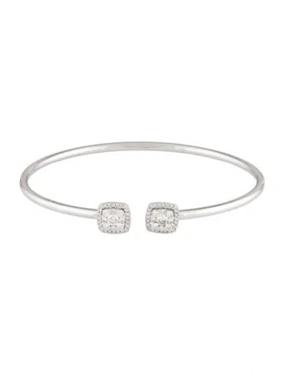 Pre-owned Bracelet 14k Diamond Bangle , 6.5" In Multi
