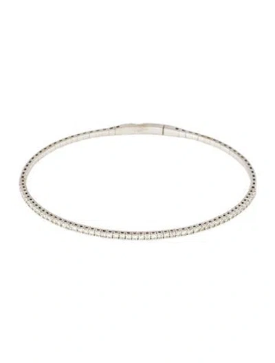 Pre-owned Bracelet 14k Diamond Bangle , 7" In Multi