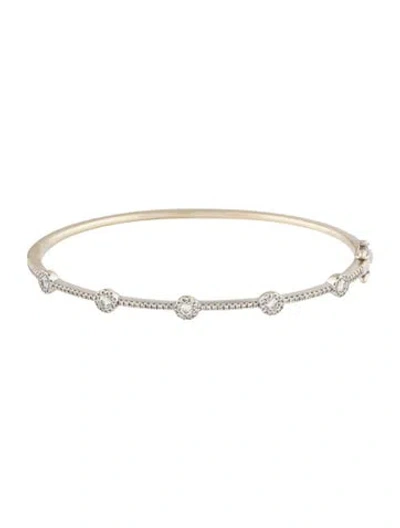 Pre-owned Bracelet 14k Diamond , 6.5" In Multi
