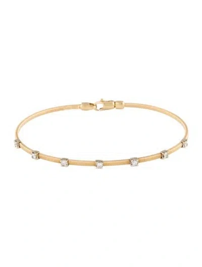 Pre-owned Bracelet 14k Diamond , 6.75" In Multi