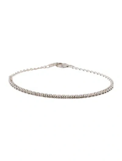 Pre-owned Bracelet 14k Diamond , 7" In Multi