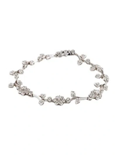 Pre-owned Bracelet 14k Diamond , 7" In Multi