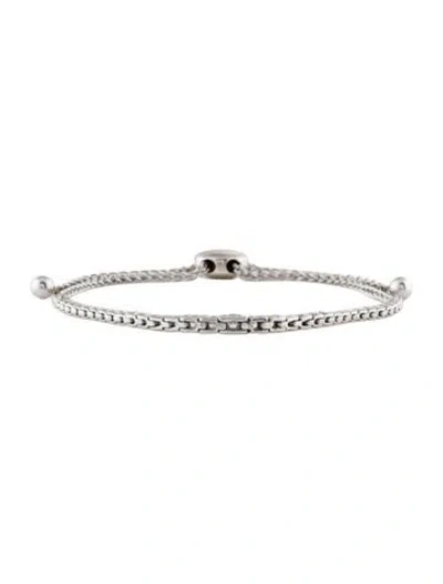 Pre-owned Bracelet 14k Diamond Chain Link , 9.25" In Multi
