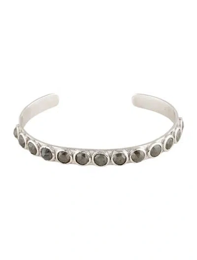 Pre-owned Bracelet 14k Diamond Cuff , 6" In Multi