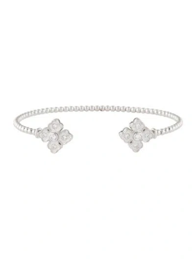 Pre-owned Bracelet 14k Diamond Cuff , 6.25" In Multi