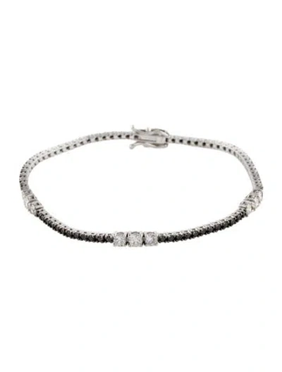Pre-owned Bracelet 14k Diamond Line , 7.25" In Multi