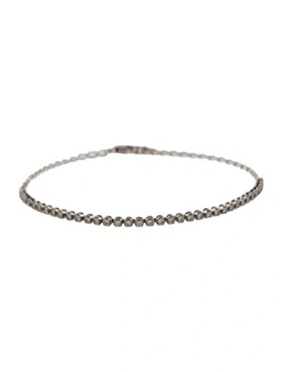 Pre-owned Bracelet 14k Diamond Link , 7" In Multi