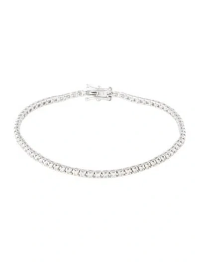 Pre-owned Bracelet 14k Diamond Link , 7" In Multi