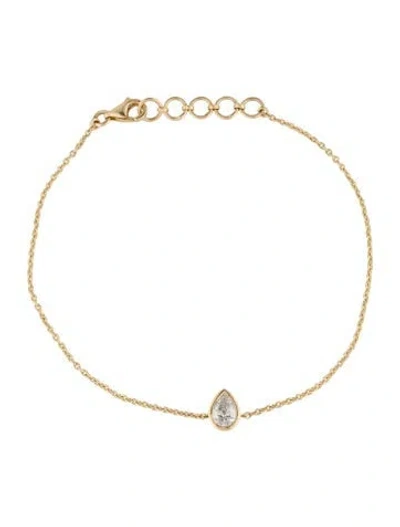 Pre-owned Bracelet 14k Diamond Link , 7.5" In Multi