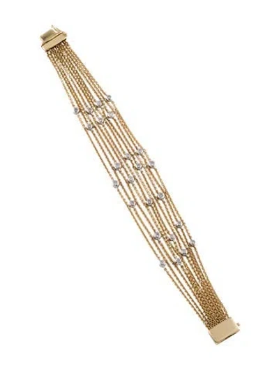 Pre-owned Bracelet 14k Diamond Multi-strand