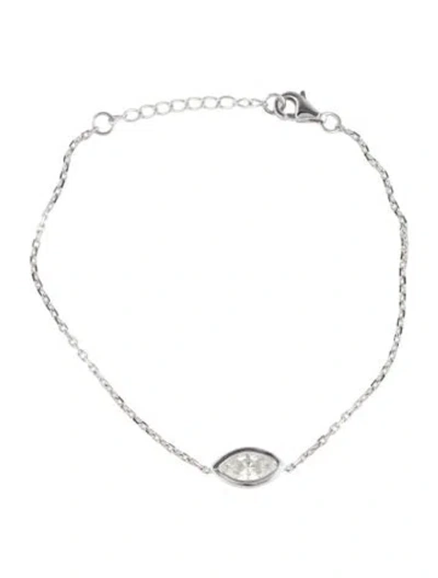 Pre-owned Bracelet 14k Diamond Single Station , 7" In Multi