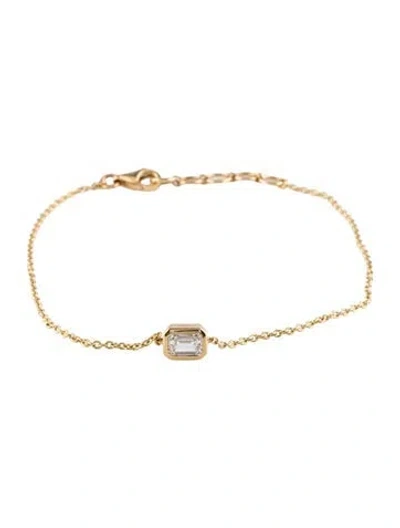 Pre-owned Bracelet 14k Diamond Single Station  In Multi