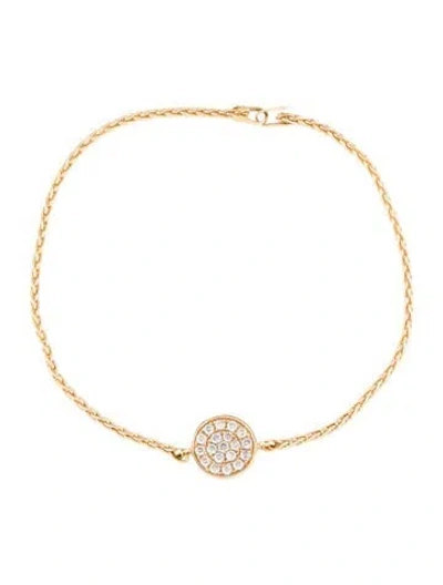 Pre-owned Bracelet 14k Diamond Station , 7" In Multi