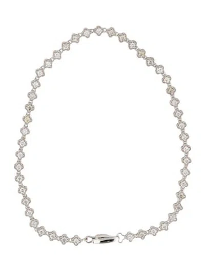 Pre-owned Bracelet 14k Diamond Tennis , 6.75" In Multi