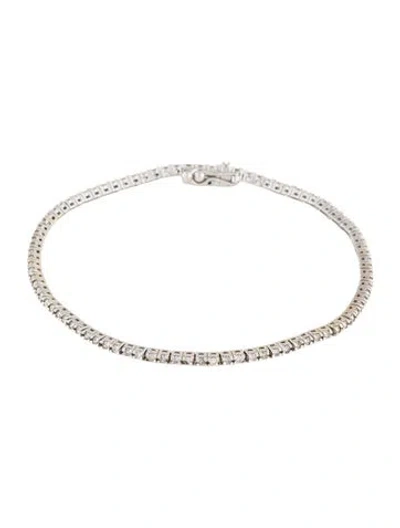 Pre-owned Bracelet 14k Diamond Tennis , 7" In Multi