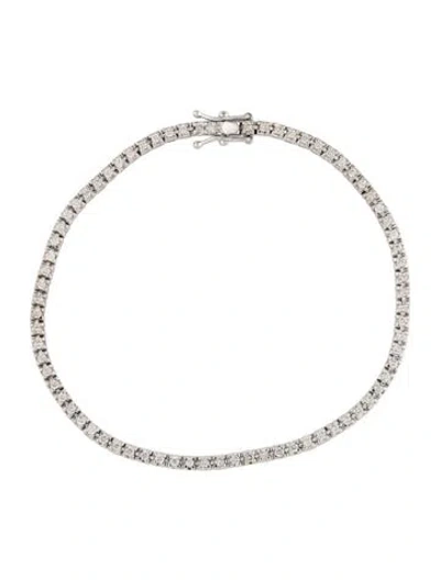 Pre-owned Bracelet 14k Diamond Tennis , 7" In Multi