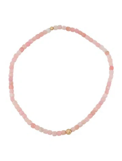 Pre-owned Bracelet 14k Dyed Quartzite Bead , 6.25" In Multi