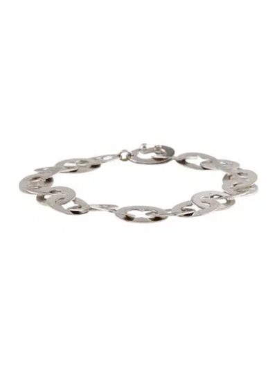 Pre-owned Bracelet 14k Fancy Link , 6.75" In Multi