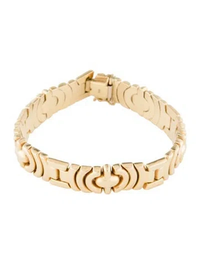 Pre-owned Bracelet 14k Fancy Link , 7.25" In Multi