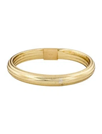 Pre-owned Bracelet 14k Flex Bangle , 7.5" In Multi
