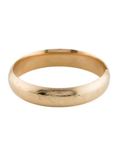 Pre-owned Bracelet 14k Hinged Bangle , 6.5" In Multi
