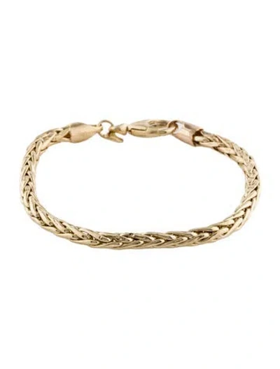 Pre-owned Bracelet 14k Link , 6" In Multi