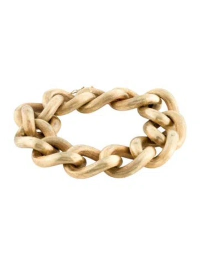 Pre-owned Bracelet 14k Link , 6.5" In Multi