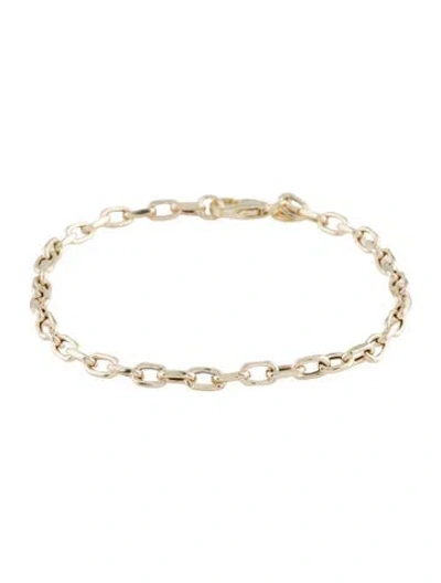 Pre-owned Bracelet 14k Link , 6.5" In Multi