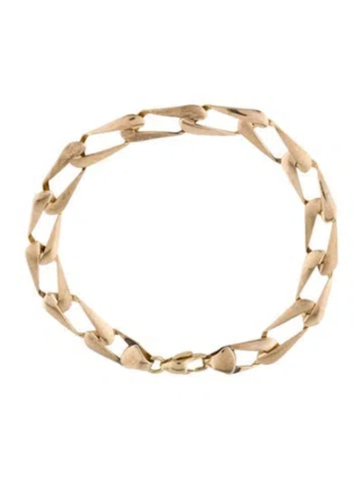 Pre-owned Bracelet 14k Link , 6.5" In Multi