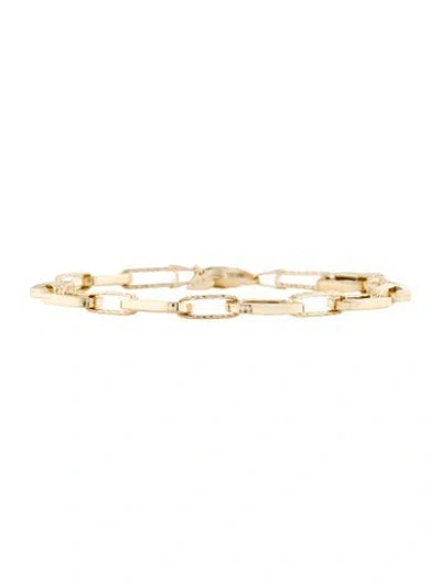 Pre-owned Bracelet 14k Link , 6.75" In Multi