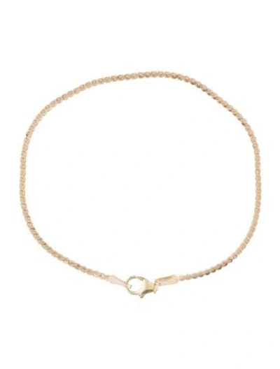Pre-owned Bracelet 14k Link , 6.75" In Multi
