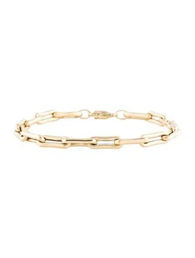 Pre-owned Bracelet 14k Link , 6.75" In Multi