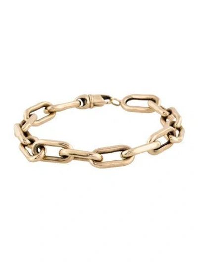 Pre-owned Bracelet 14k Link , 6.75" In Multi