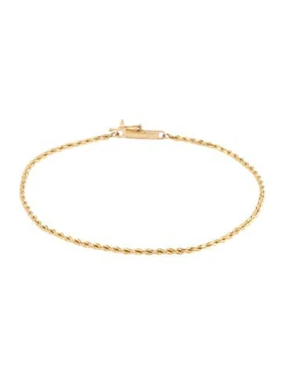 Pre-owned Bracelet 14k Link , 6.75" In Multi