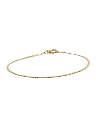 Pre-owned Bracelet 14k Link , 7" In Multi