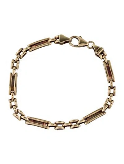 Pre-owned Bracelet 14k Link , 7" In Multi