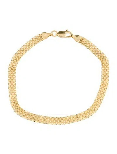 Pre-owned Bracelet 14k Link , 7" In Multi