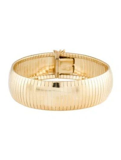 Pre-owned Bracelet 14k Link , 7" In Multi