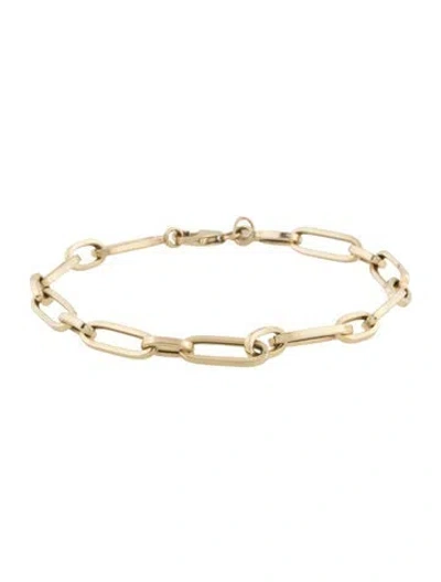 Pre-owned Bracelet 14k Link , 7" In Multi